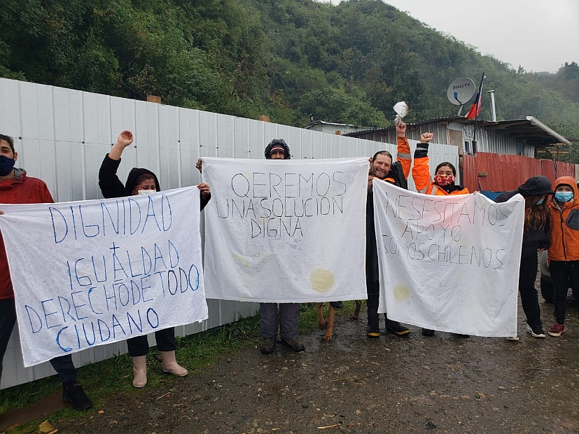 Vecinos de la toma de terrenos ladera Pichipelluco solicitan dialogar con autoridades